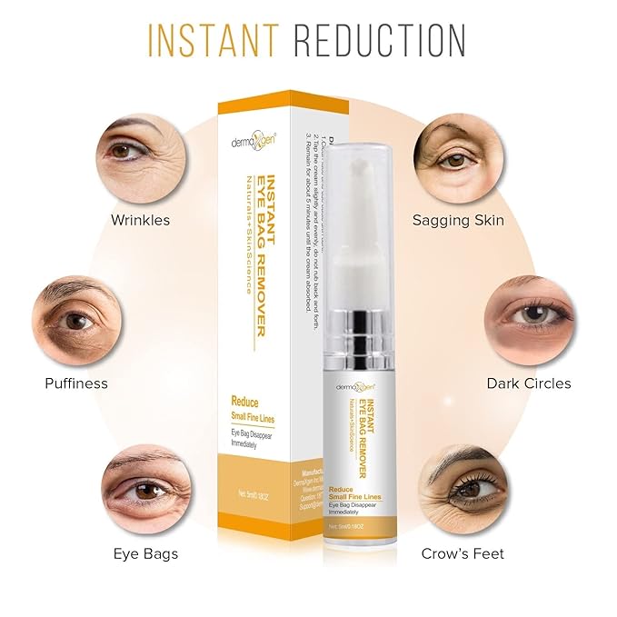 Eye Gel with Plant Stem Cells & Peptide Complex for Under & Around Eyes – Reduces Puffiness, Dark Circles & Fine Lines – With Matrixyl 3000 & Arginine for a Smoother, Refreshed Look for Men & Women.