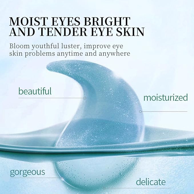 30Pcs Lip Mask Under Eye Masks Patches,Crystal Collagen Hydrating Moisturizing Smoothing Lips Gel Pads for Puffy Eyes Bags,Dark Circles,Puffiness,Fine Lines,Wrinkles,Anti-Aging Hyaluronic Acid