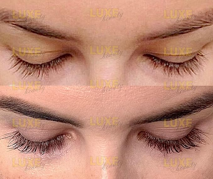 Luxe Beauty Lashes Eyelash Growth Serum - Longer, Fuller, Lush Lashes and Eyebrows - all Natural Lash and Thicker Eyelashes and Fuller Eyebrows - 0.23 ounce