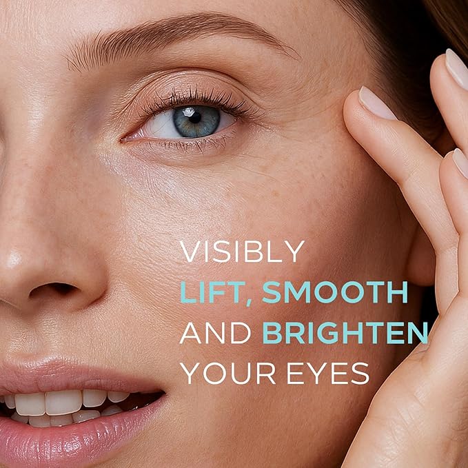 Eye Cream for Dark Circles & Puffiness – Dual Retinol + 5-Peptide Complex with Stem Cell Extract – Anti-Aging & Moisturizing – 0.68 OZ