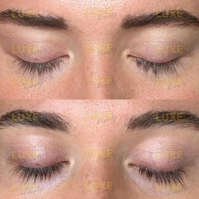 Luxe Beauty Lashes Eyelash Growth Serum - Longer, Fuller, Lush Lashes and Eyebrows - all Natural Lash and Thicker Eyelashes and Fuller Eyebrows - 0.23 ounce