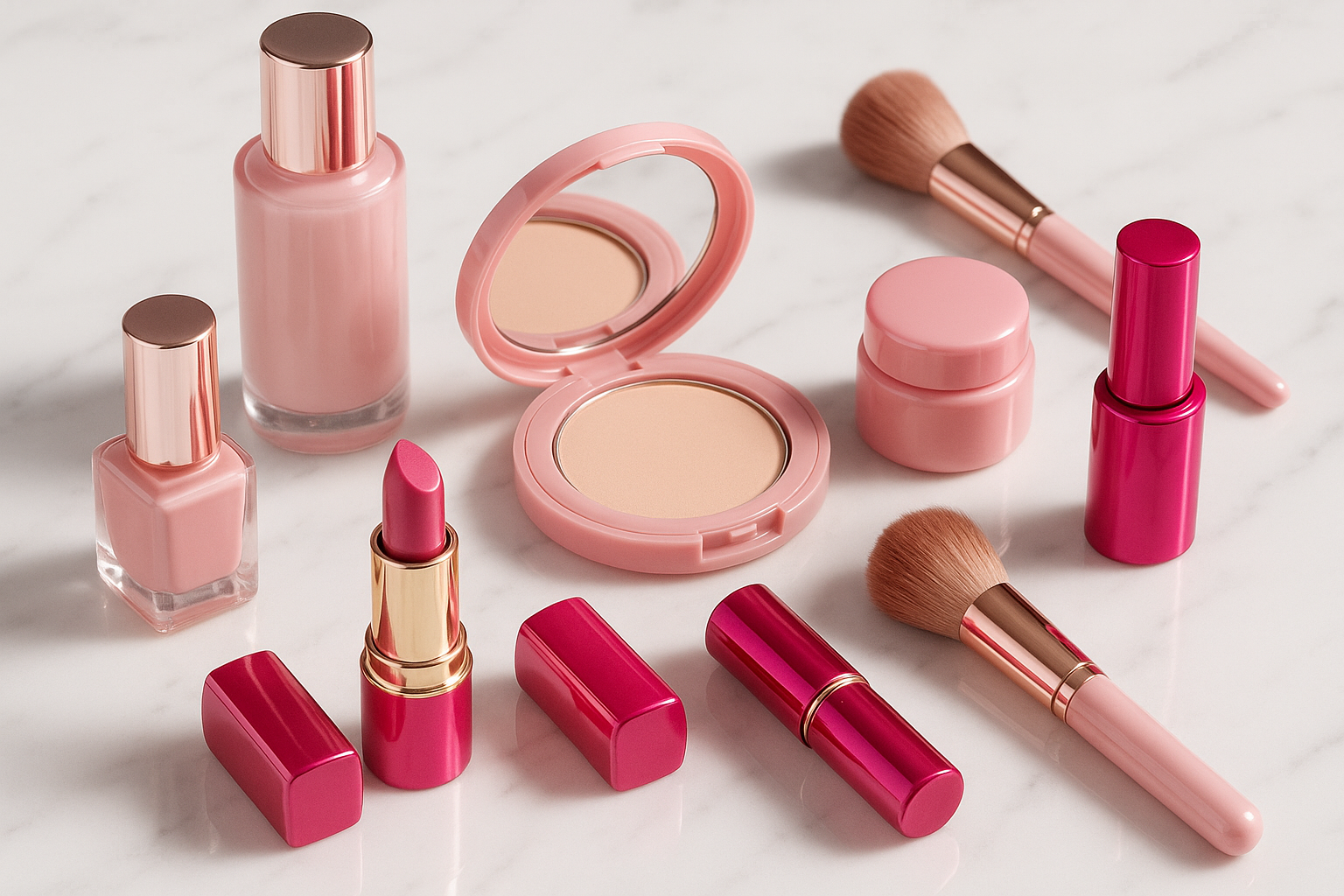 Pink Beauty Products 